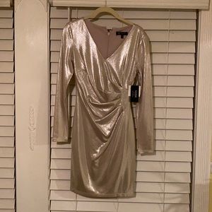 Silver guess mini dress